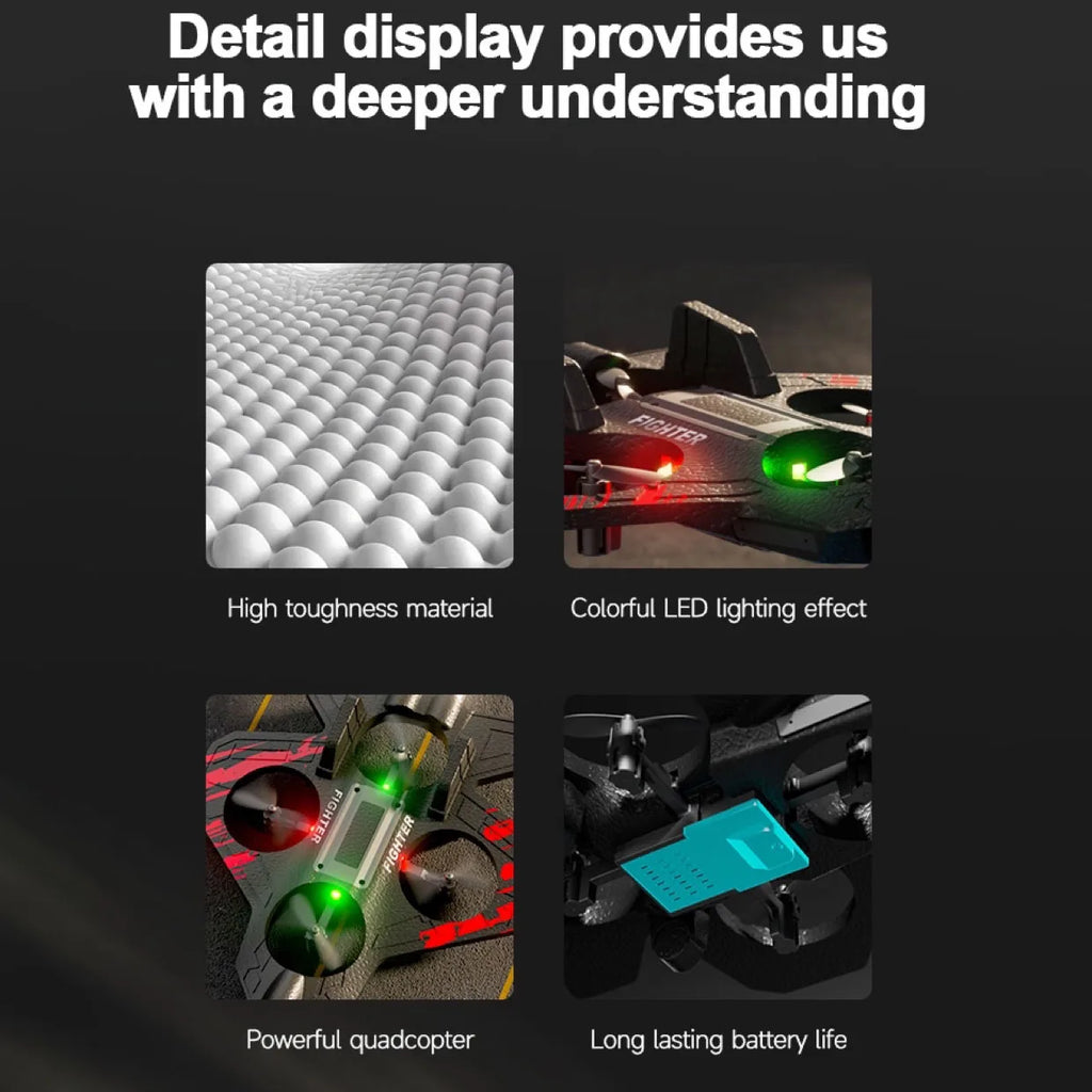 Remote Control Plane Foam Glider Remote Control Fighter Rc Airplane Drone Helicopters Christmas Present for Boys Children‘s Gift