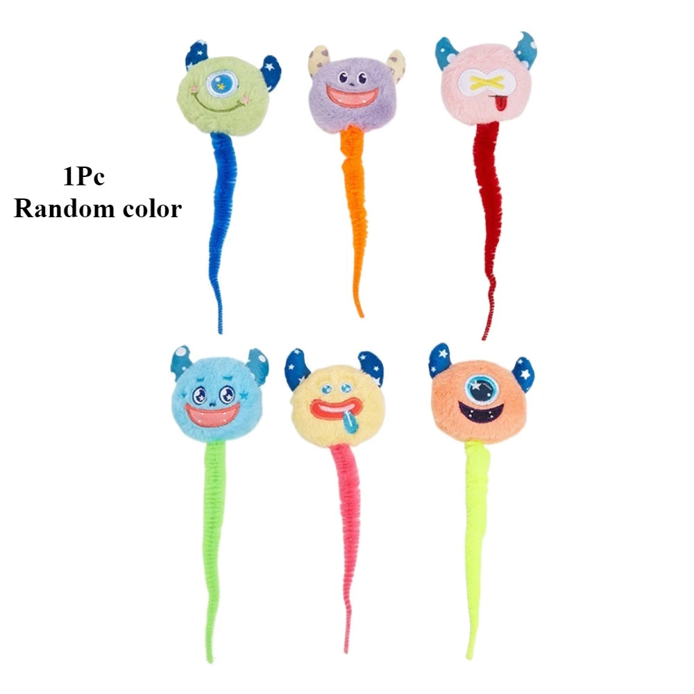 Catnip Plush Toy – Interactive Caterpillar for Kittens & Cats