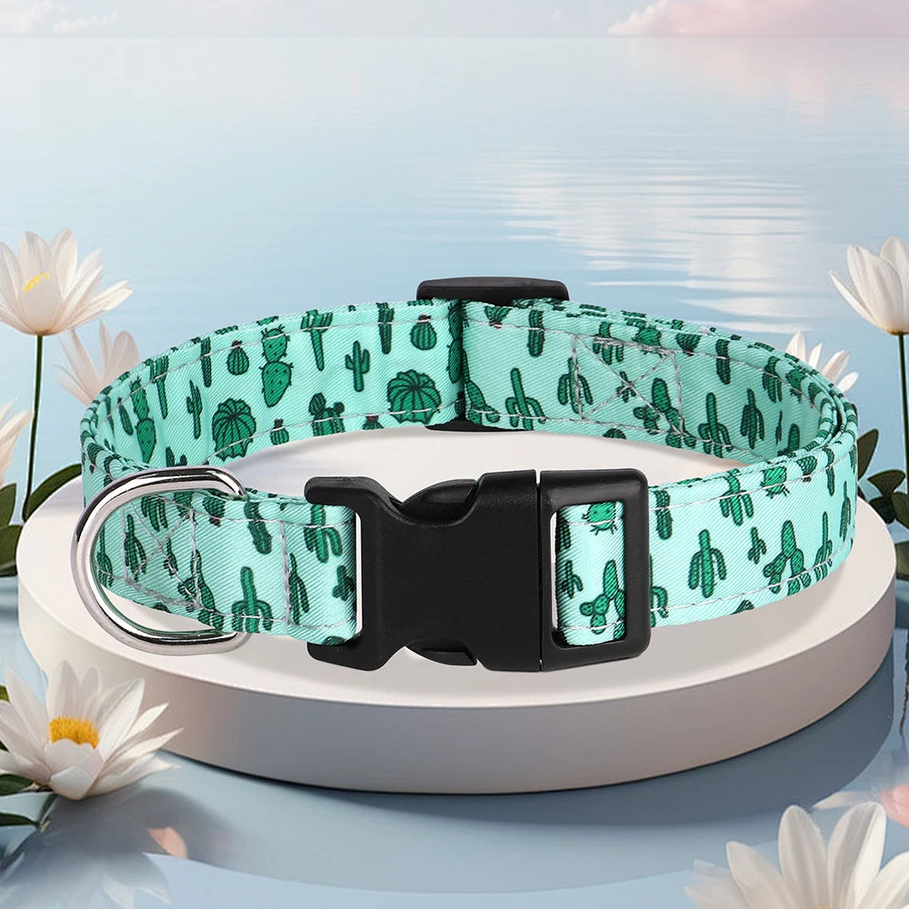 awBloom Printed Dog Collar