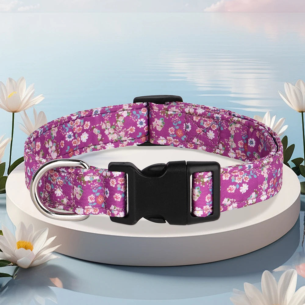 awBloom Printed Dog Collar