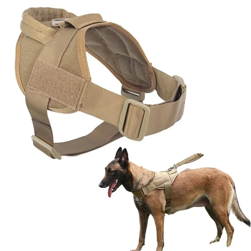 Military-Style Dog Harness for German Shepherds